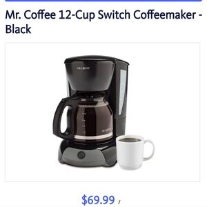 New Mr coffee 12 cup maker